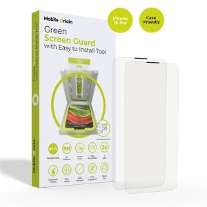 Mobile Origin Screen Guard with easy applicator 2 pack - iPhone 16 Pro