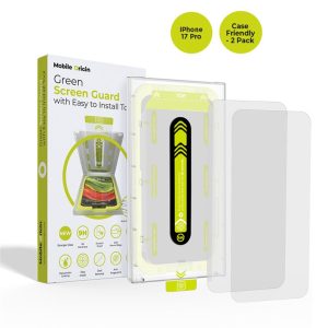 Mobile Origin Screen Guard with easy applicator case friendly 2 pack - iPhone 17 Pro