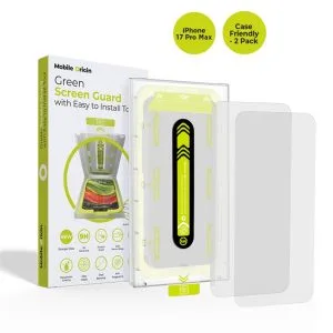 Mobile Origin Screen Guard with easy applicator case friendly 2 pack - iPhone 17 Pro Max