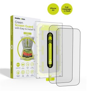Mobile Origin Screen Guard with easy applicator full coverage 2 pack - iPhone Air