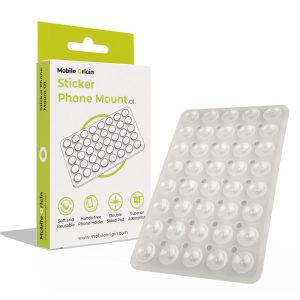 Mobile Origin Sticker Phone Mount O1 clear white