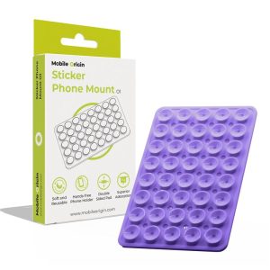 Mobile Origin Sticker Phone Mount O1 purple