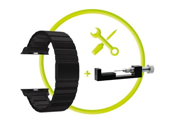 Mobile Origin Titanium Band Modena black  - Apple Watch Ultra 49mm