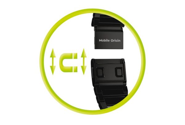 Mobile Origin Titanium Band Modena black  - Apple Watch Ultra 49mm