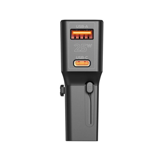 Mobile Origin Travel adapter 25W EU/US/UK/AU black