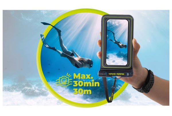 Mobile Origin Waterproof Floating Case 68" black/orange