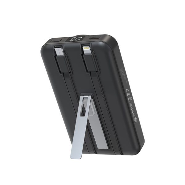 Mobile Origin Wireless Magnetic PowerBank 10000mAh USB-C and Lightning Cable PB11