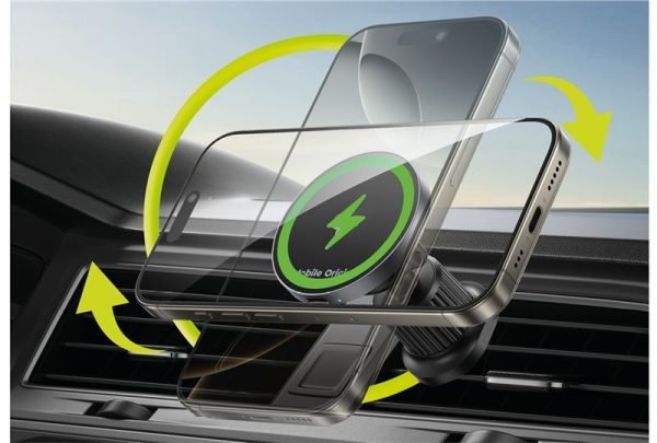 Mobile Origin Wireless Metal Car Charger CA14