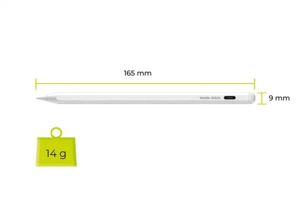 Mobile Origin Wireless/USB-C Magnetic Stylus Pen PE2