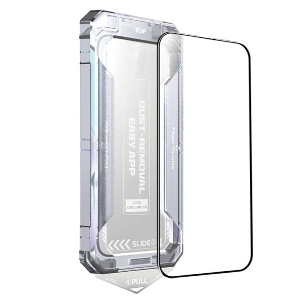 Mobile Origin Yellow Screen Guard iPhone 15 Plus with easy application