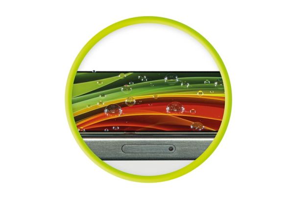 Mobile Origin Yellow Screen Guard iPhone 15 with easy application