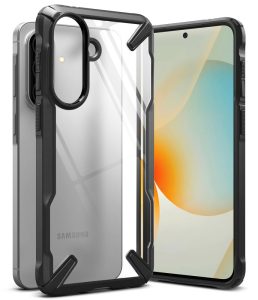 Υβριδική θήκη Ringke Fusion X Black με διάφανη πλάτη για Samsung Galaxy A57 5G