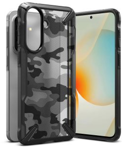 Στρατιωτική θήκη Ringke Fusion X Camo Black για Samsung Galaxy A57 5G