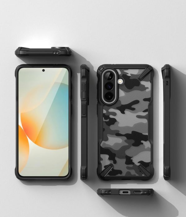 Θήκη Ringke Fusion X για Samsung Galaxy A57 5G – Camo Black - Image 4