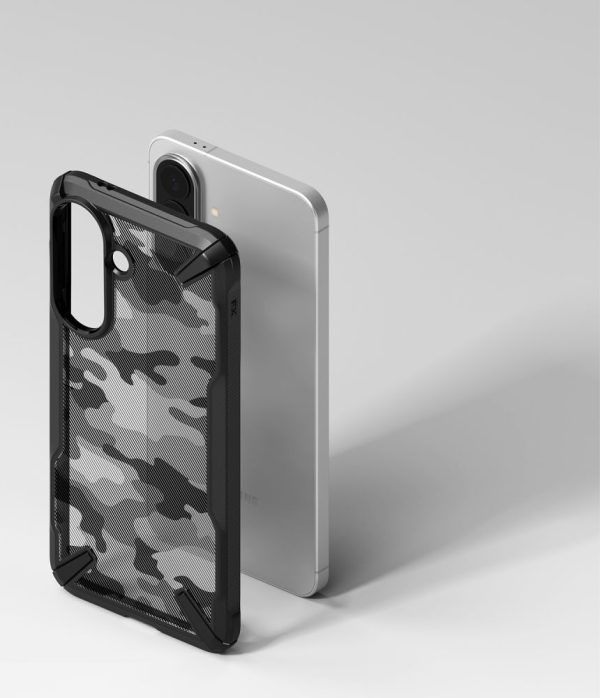 Θήκη Ringke Fusion X για Samsung Galaxy A57 5G – Camo Black - Image 5