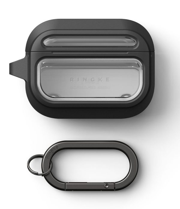 Θήκη Ringke UX Magnetic για Apple AirPods Pro 3 – Black/Clear - Image 3