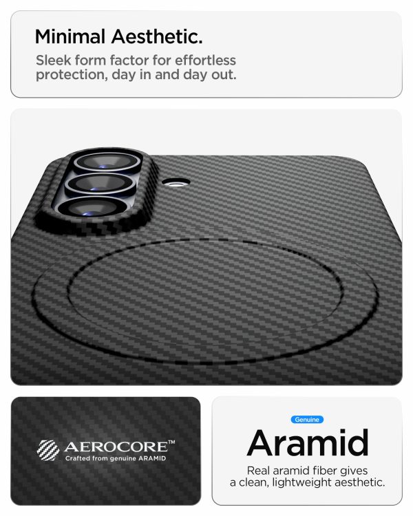 Spigen Air Skin Aramid MagSafe black - Samsung Galaxy S26