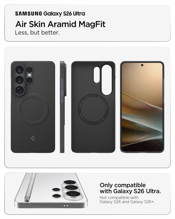 Spigen Air Skin Aramid MagSafe black - Samsung Galaxy S26 Ultra