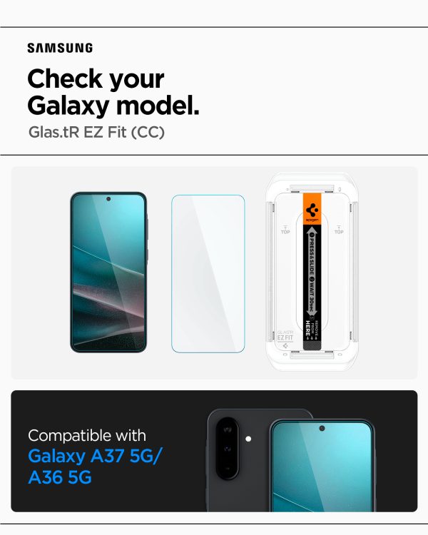 Spigen Glass tR EZ Fit HD 1 Pack - Samsung Galaxy A37 5G/ A36 5G