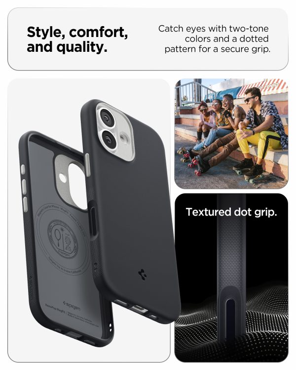 Spigen Nano Pop MagSafe black sesame - iPhone 17