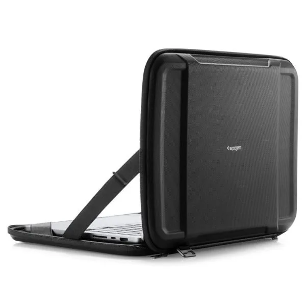 Spigen Rugged Armor Pro black - MacBook Pro 14" M5 2025/M4 2024/M3 2023/M2 2023/M1 2021