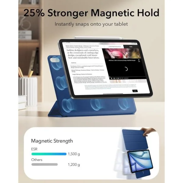 Θήκη ESR Rebound Magnetic για iPad Air 10.9" (2020-2022) / 11" (2024-2026) - Navy Blue - Image 7