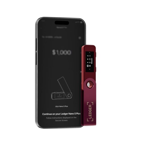 Ledger Nano S Plus Crypto Hardware Wallet Crimson Magenta (LEDGERSPLUSCM) - Image 5