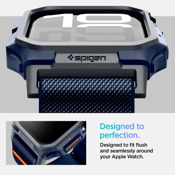 Spigen Lite Fit ”Pro” Apple Watch 10 / 11 (46 Mm) Navy Blue