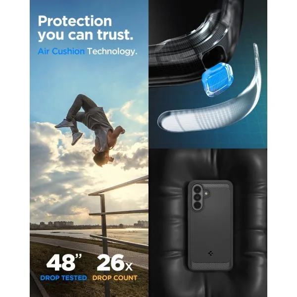 Spigen Rugged Armor Galaxy A37 5G Matte Black