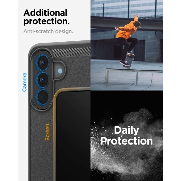 Spigen Rugged Armor Galaxy A57 5G Matte Black