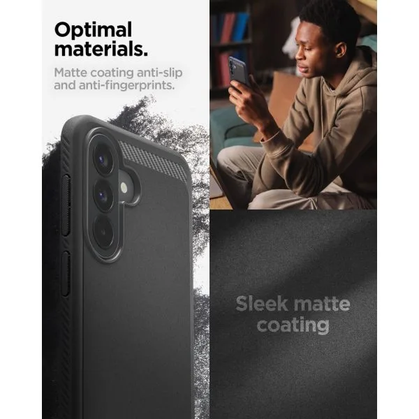 Spigen Rugged Armor Galaxy A57 5G Matte Black