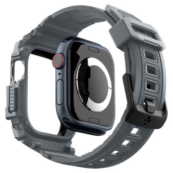 Spigen Rugged Armor ”Pro” Apple Watch 10 / 11 (46 Mm) Dark Grey