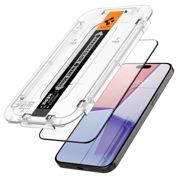 Szkło Hartowane Spigen Glas.tr ”Ez Fit” Fc iPhone 15 Pro Max Black