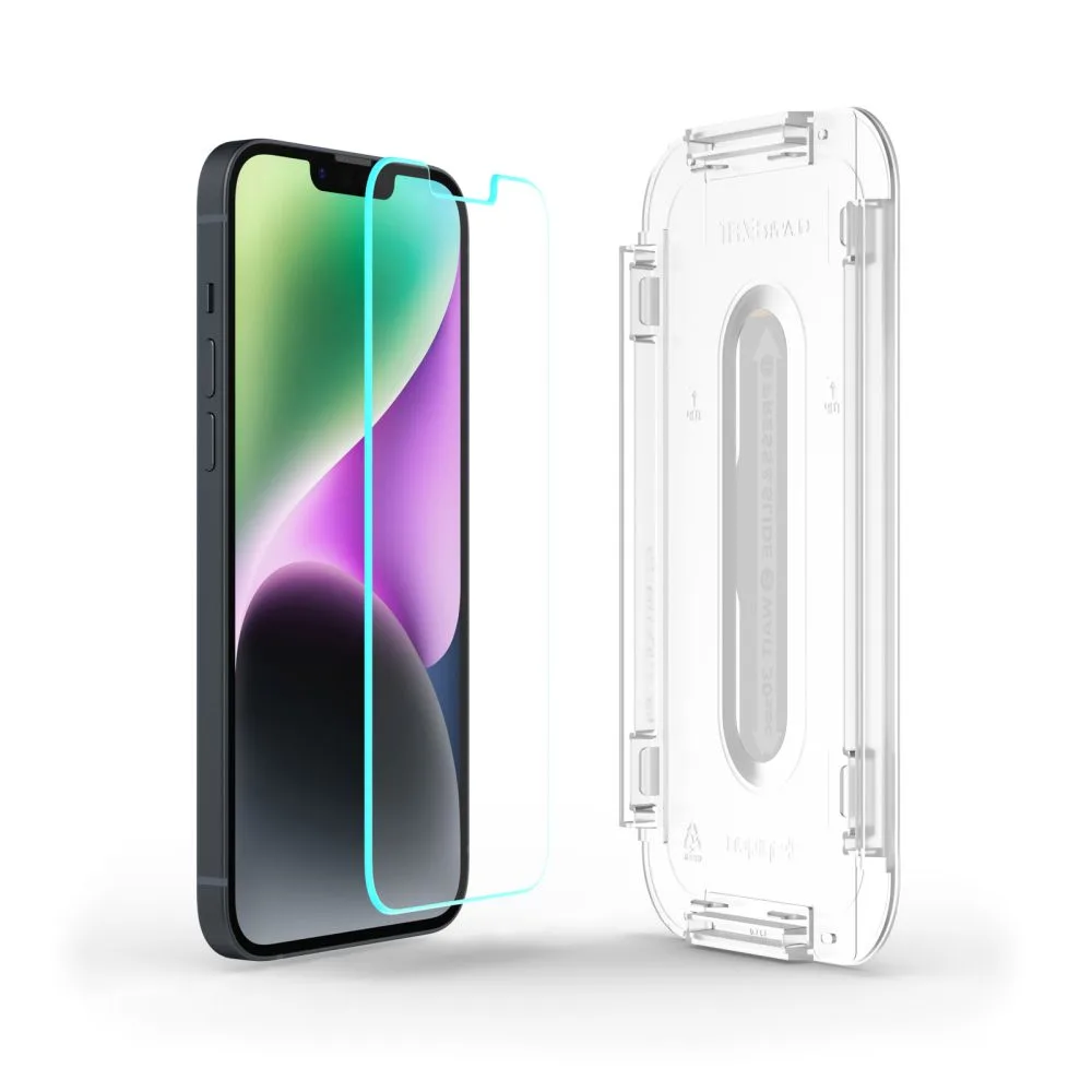 Szkło Hartowane Spigen Glas.tr ”Ez Fit” iPhone 13 / 13 Pro / 14 / 16E / 17E Clear