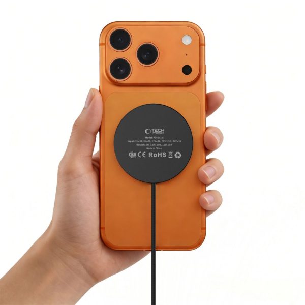 Μαγνητικός Ασύρματος Φορτιστής Tech-Protect A50 MagSafe 25W Qi2.2 - Black - Image 5