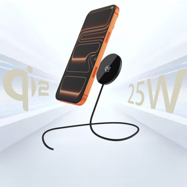 Μαγνητικός Ασύρματος Φορτιστής Tech-Protect A50 MagSafe 25W Qi2.2 - Black - Image 8