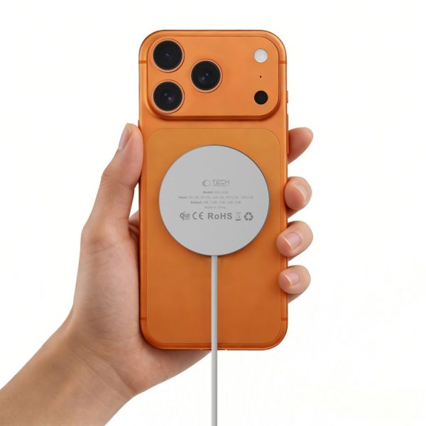 Μαγνητικός Ασύρματος Φορτιστής Tech-Protect A50 MagSafe 25W Qi2.2 - White - Image 5