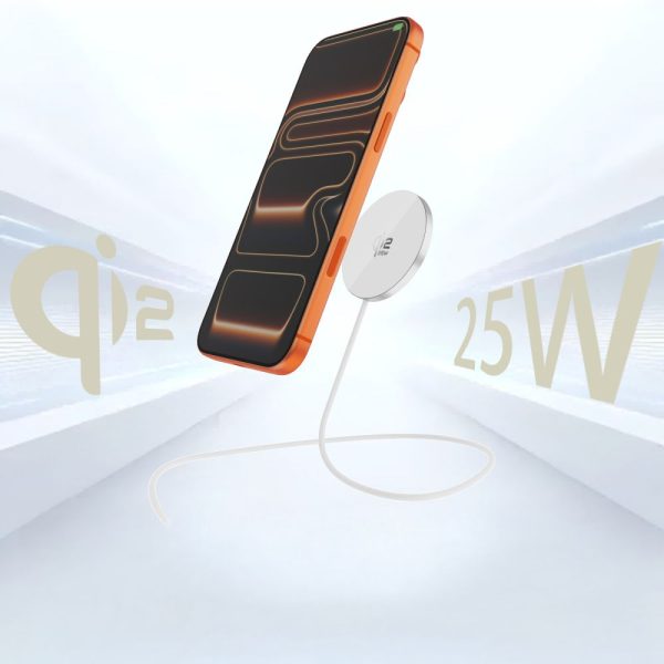 Μαγνητικός Ασύρματος Φορτιστής Tech-Protect A50 MagSafe 25W Qi2.2 - White - Image 8