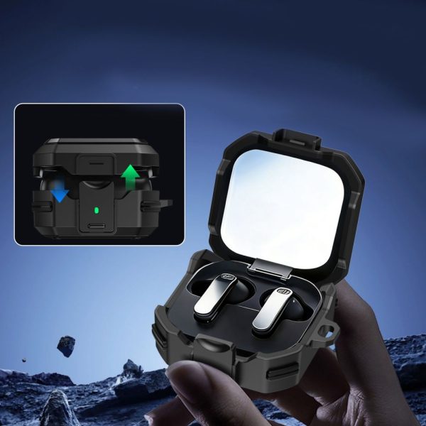 Θήκη Tech-Protect Carbonox MagSafe για Samsung Galaxy Buds 4 / 4 Pro - Black - Image 5