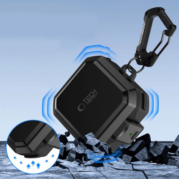 Θήκη Tech-Protect Carbonox MagSafe για Samsung Galaxy Buds 4 / 4 Pro - Black - Image 6