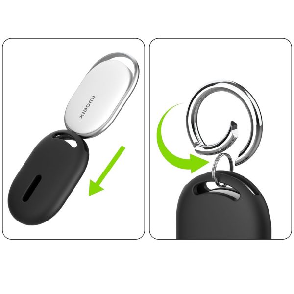 Θήκη Σιλικόνης Tech-Protect Icon για Xiaomi Tag - Black - Image 3