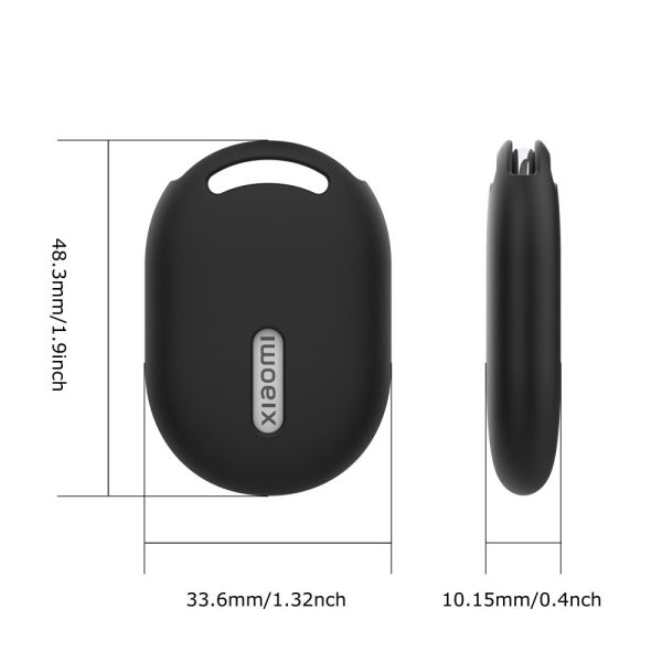 Θήκη Σιλικόνης Tech-Protect Icon για Xiaomi Tag - Black - Image 4
