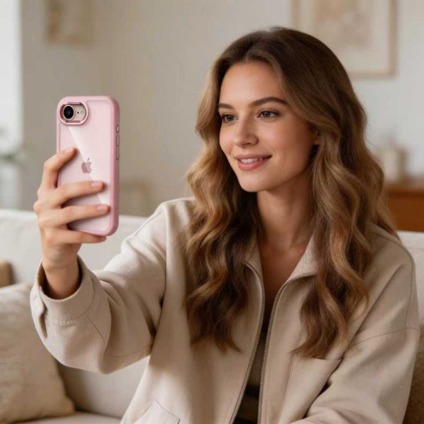 Θήκη Tech-Protect Magmat για iPhone 16e / 17e - Soft Pink/Clear - Image 5