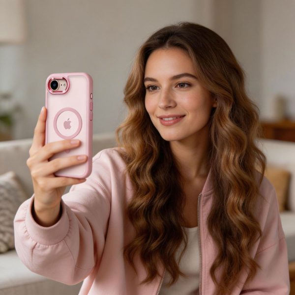 Θήκη Tech-Protect Magmat MagSafe για iPhone 16e / 17e - Soft Pink/Clear - Image 7