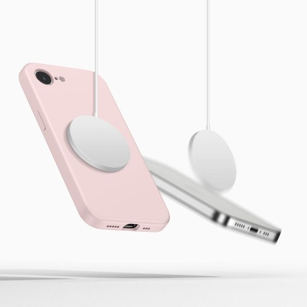 Θήκη Tech-Protect Silicone MagSafe για iPhone 17e / 16e - Pink Pearl (Κωδικός ACS) - Image 4