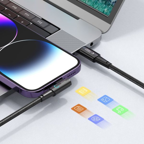 Tech-Protect Ultraboost ”L” Lightning Cable Pd 20W / 3A 100Cm Grey