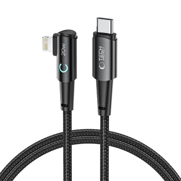Tech-Protect Ultraboost ”L” Lightning Cable Pd 20W / 3A 100Cm Grey