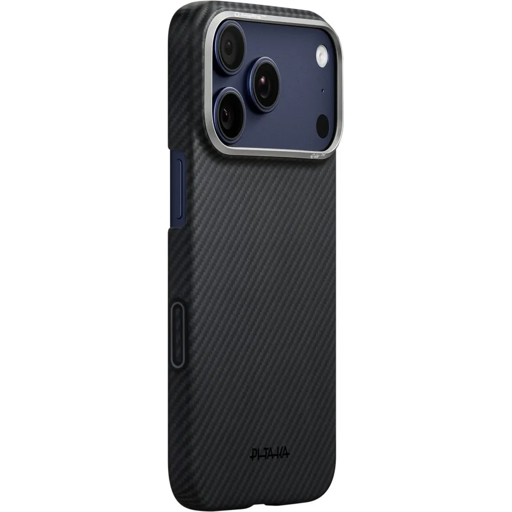 Θήκη iPhone 17 Pro Max Pitaka Ultra-Slim Case Black / Grey