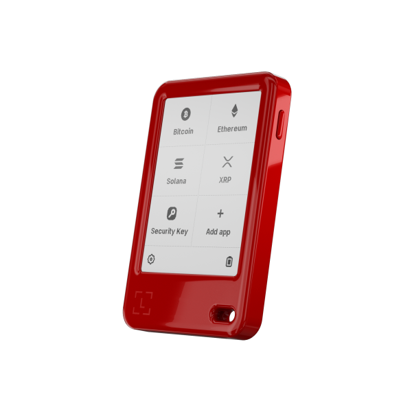 Ledger Nano Gen 5 Cherry Red Crypto Hardware Wallet with Recovery Key