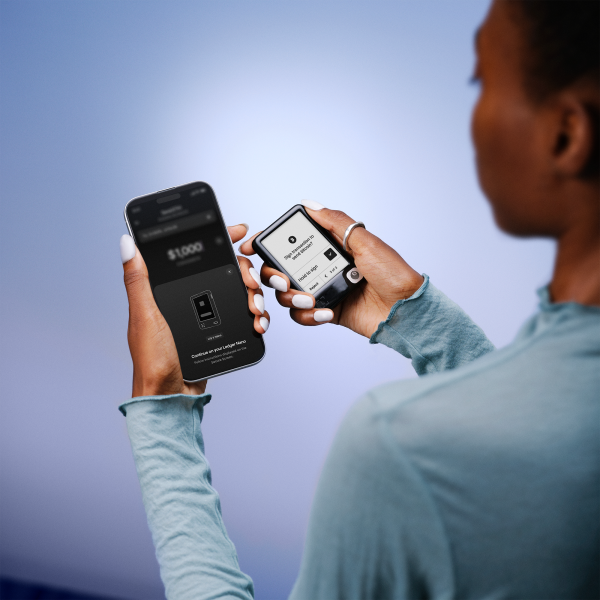 Ledger Nano Gen 5 Cherry Red Crypto Hardware Wallet with Recovery Key